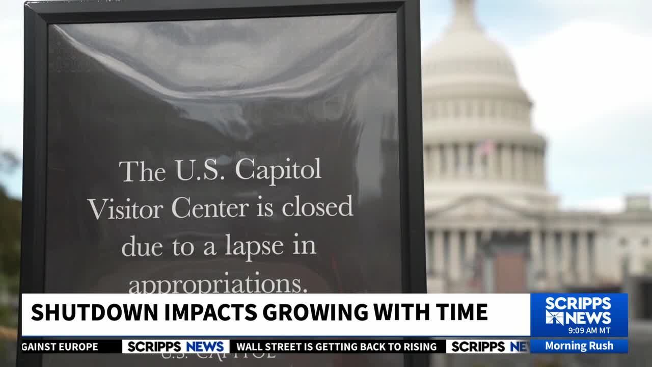 Shutdown impacts growing with time